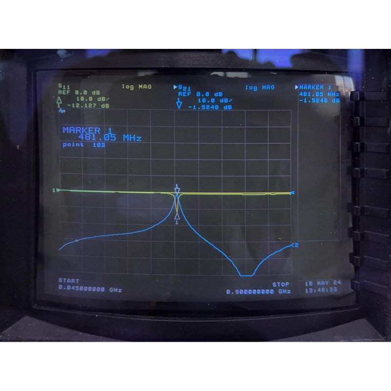 RF Bandpass Cavity Filter Tunable 225-680Mhz N type (f)