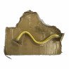 6609 Waveguide Semi Flexible WR75 WR75 FD:34.5x30mm