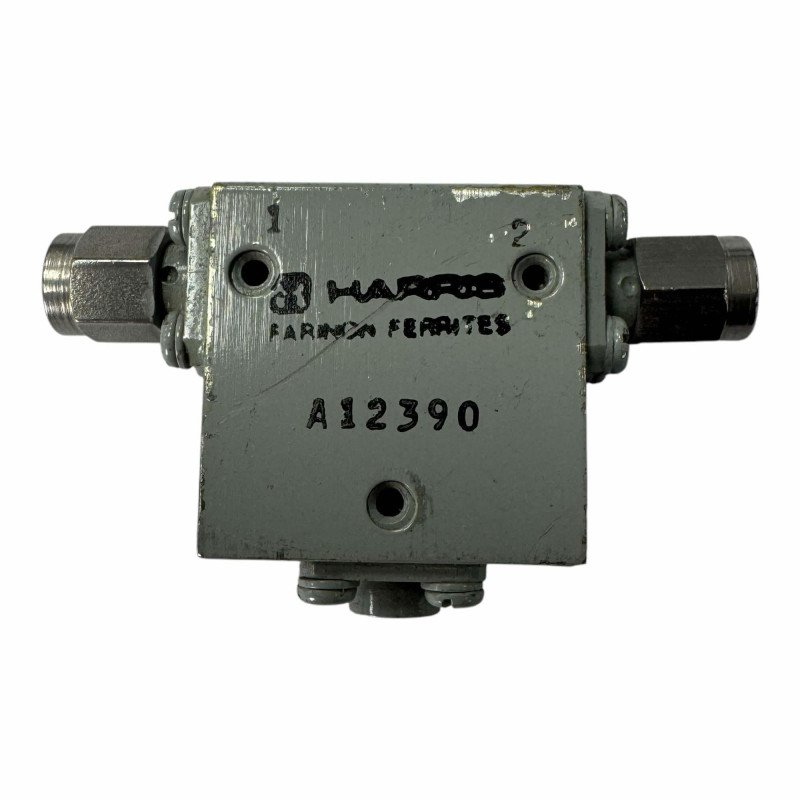 A12390 Harris Coaxial Isolator 3500-6700Mhz Isol -20db Loss 1.0db SMA(m-m)