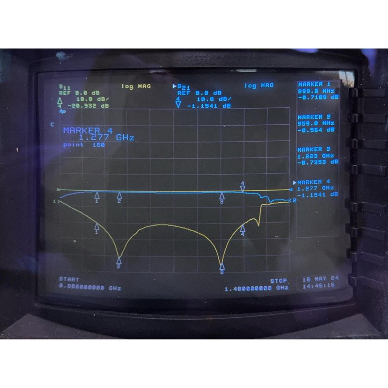 1011FZ-052 Innowave Dual Junction Isolator 900-1270Mhz Vswr -20db Isol -60db Loss 1.1db