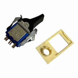 7646 Apem Rocker Switch Panel Mount DPDT 7646A-U812