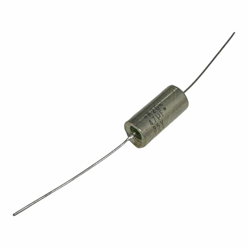 Capacitor Axial Polarized Tantalum 47uF 35V 20% 20x9mm