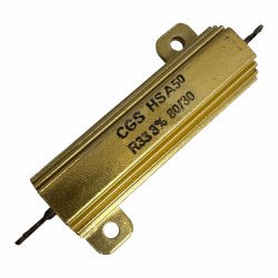 HSA50 CGS Power Aluminum Resistor 0.33Ohm R33 50W 3%