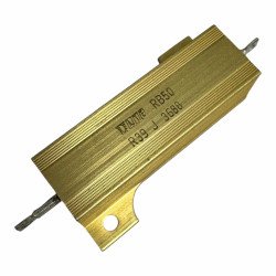 RB50 Ates Power Aluminum Resistor 0.39Ohm R39 50W