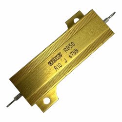 RB50 Ates Power Aluminum Resistor 0.10Ohm R10 50W