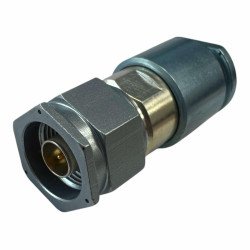 OSN-401-A375 Omni Spectra RF Connector N Type (m) Aluminum For Jacketed Semi Rigid Cable ⌀9.8mm