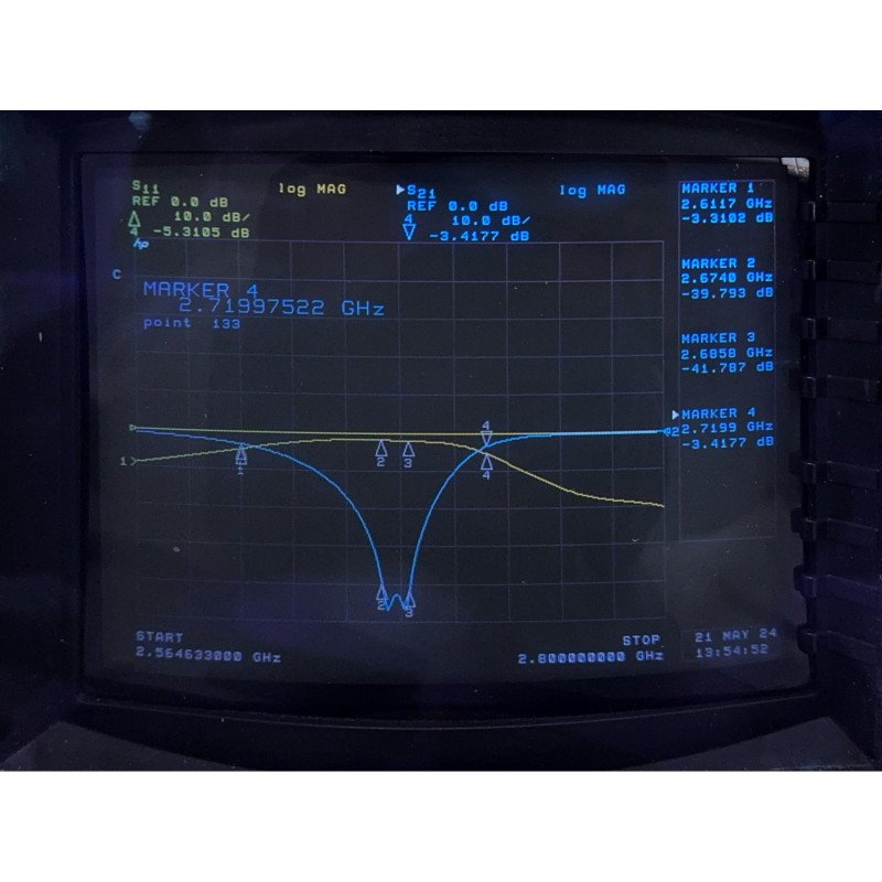 XN1369 BSC Bandreject Notch Filter SMA(m) 2650-2690Mhz