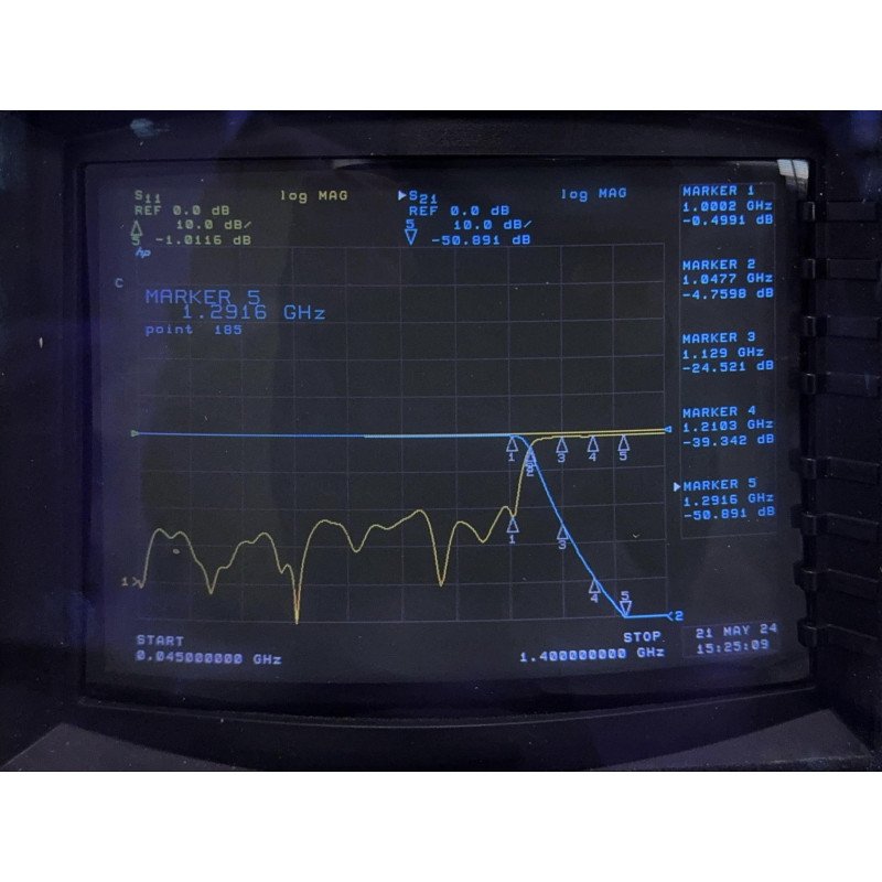 MLH1337 BSC Lowpass Filter LPF SMA(f) 1000Mhz