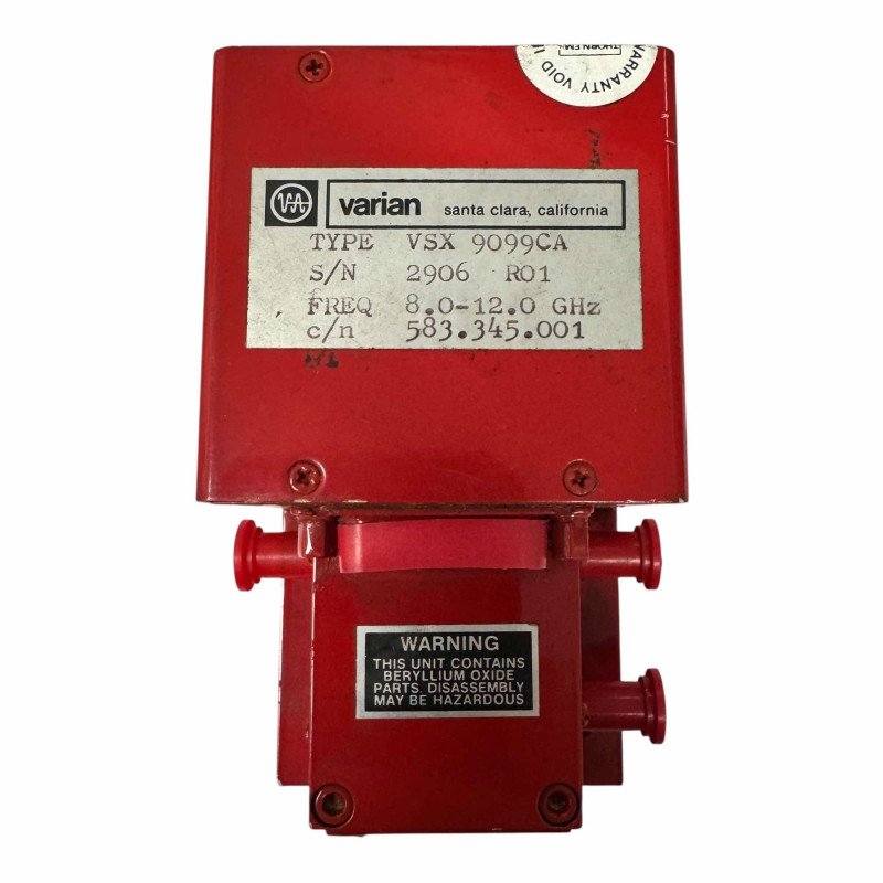 VSX 9099CA Varian RF Amplifier Assembly 8000-12000Mhz