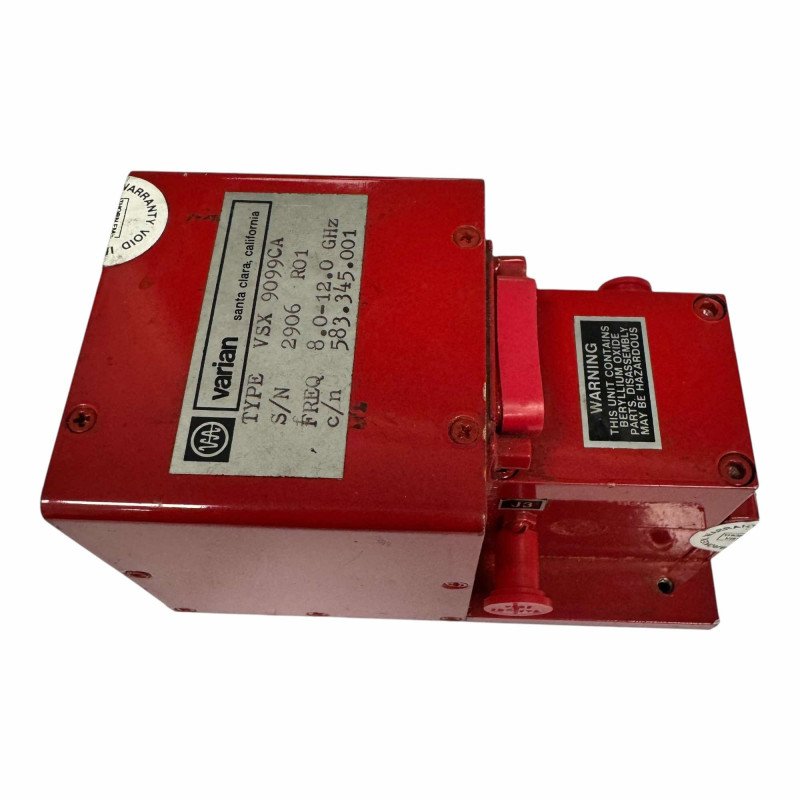 VSX 9099CA Varian RF Amplifier Assembly 8000-12000Mhz