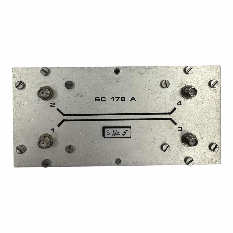 SC178A Hybrid Coupler UHF TV 90° 3db SMA