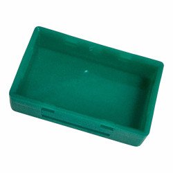 AML51F10G Rectangular Pushbutton Switch Cap Green Color Snap Fit 25x15.5mm