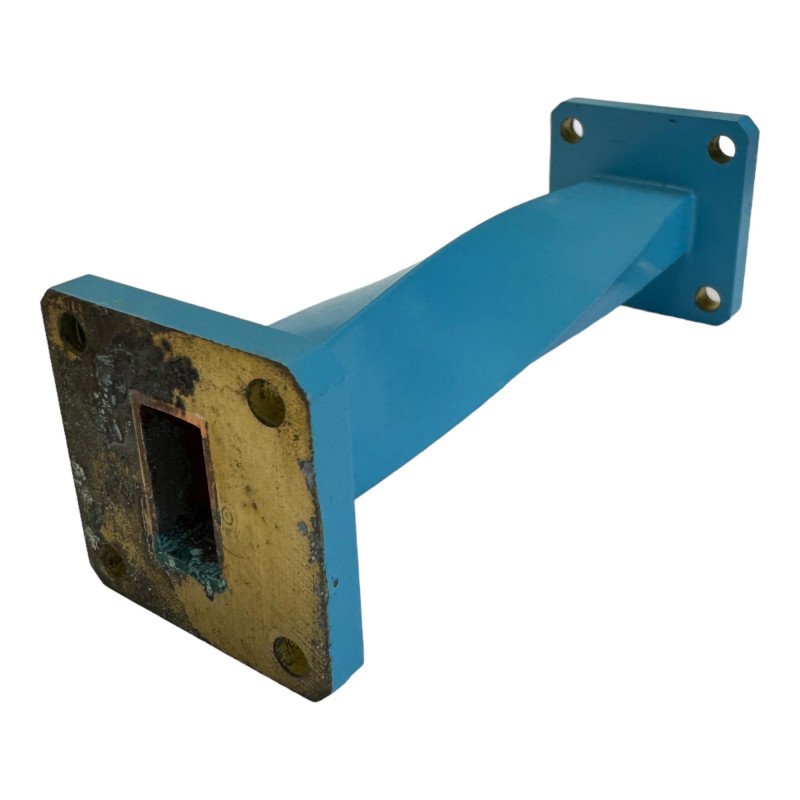 732 Waveguide Fixed Transition 90 Degree WR62 WR-62 L:100mm