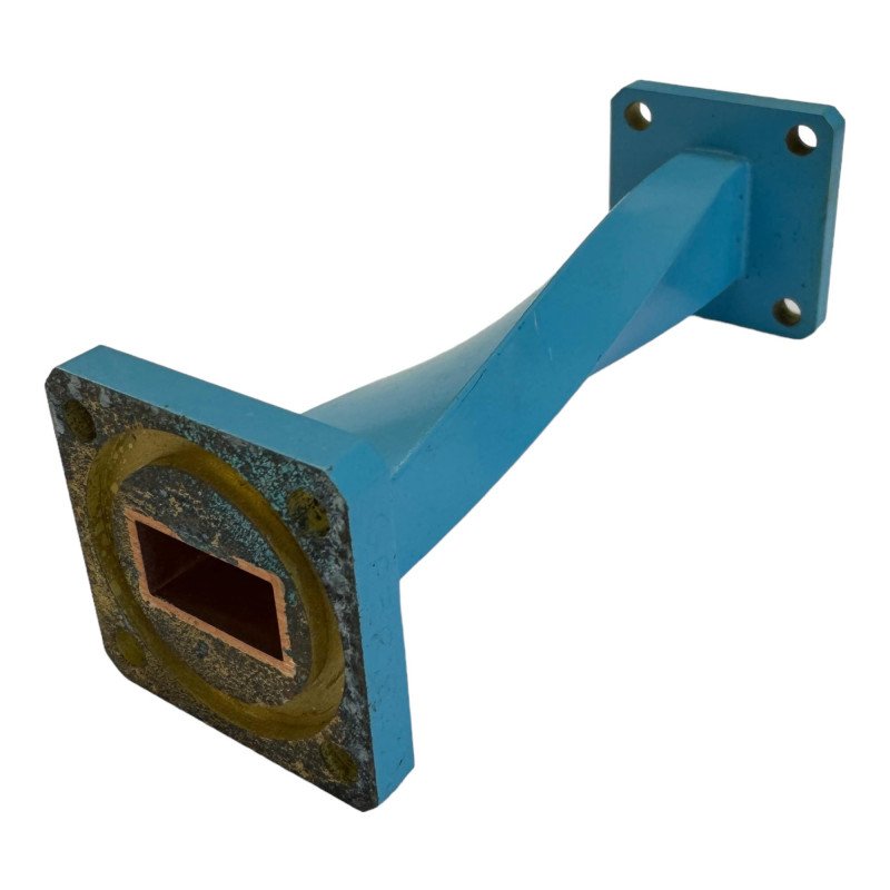 732 Waveguide Fixed Transition 90 Degree WR62 WR-62 L:100mm