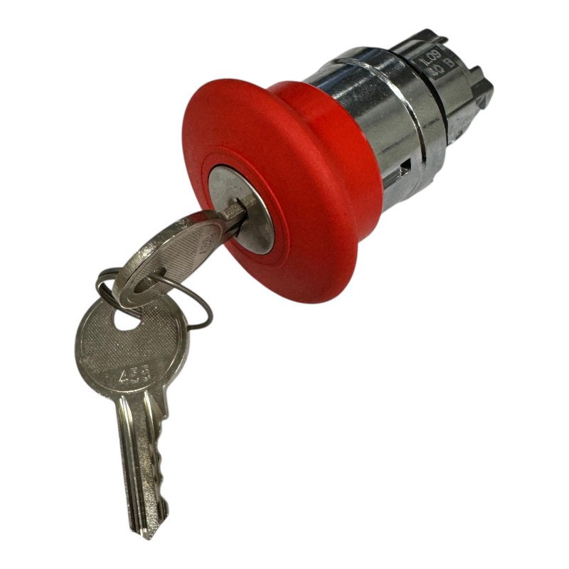 ZB4BS14 Schneider Red Key Pushbutton Switch