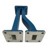 Waveguide Fixed Transition Dual 2 Way WR62 WR-62