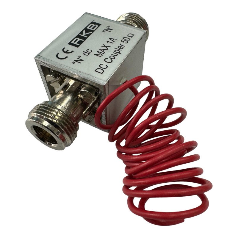 RKB DC Coupler Bias Tee DC-1000Mhz 0-100V 1A N Type (f)