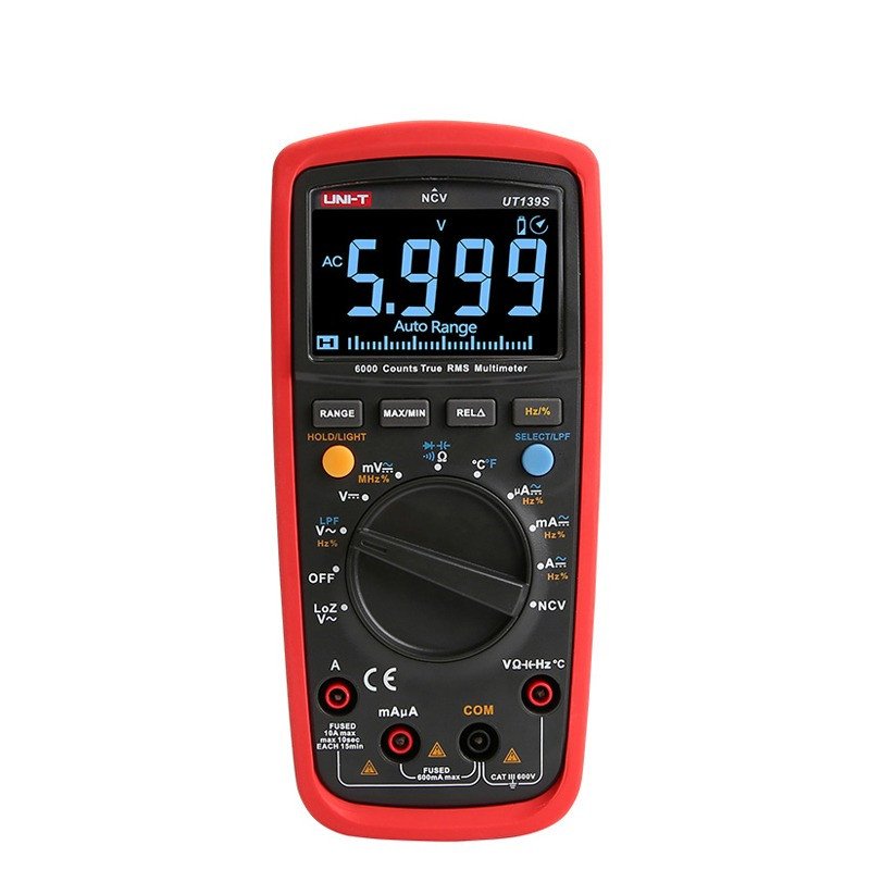 UT139S True RMS Digital Multimeter AC DC CAT III 600V