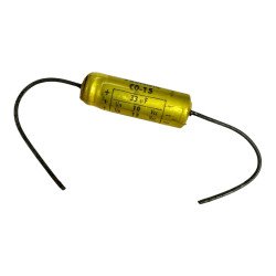 CO-15 Sic Safco Capacitor Axial Electrolytic 33uF 10V 20x7mm