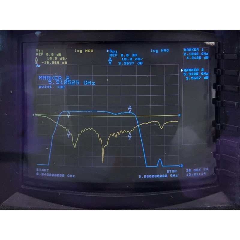 DXAS20358 Dexcel RF Amplifier 2000-6000Mhz G:36db +15Vdc SMA