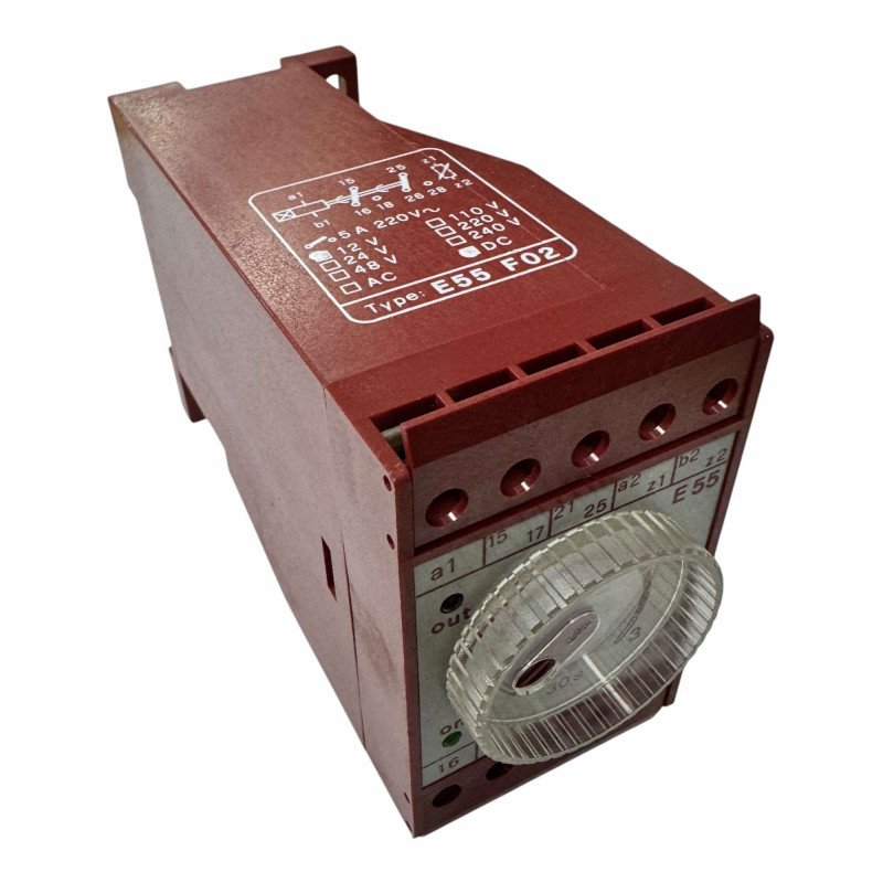 E55F02 Fiber Time Relay 12Vdc