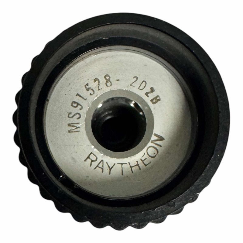 MS91528-2D2B Raytheon Mil Spec Round Skirted Control Knob