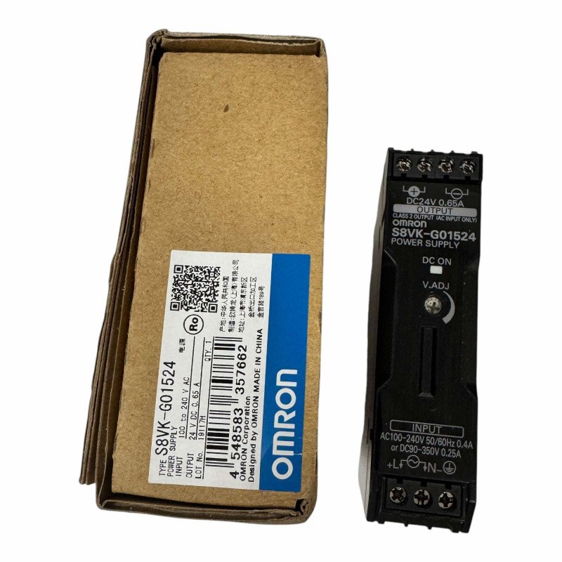 S8VK-G01524 Omron Switch Mode Power Supply 15W 24V 0.65A