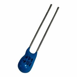 Capacitor Radial Tantalum Polarized 6.8uF 10V