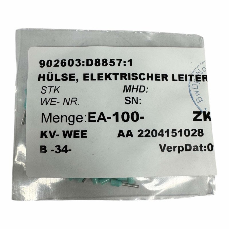 902603 D8857 Electrical Conductor Sleeves [Qtyx100]