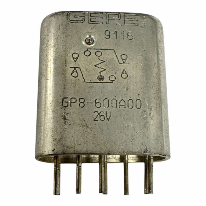 GP8600A00 Gepe Mil Spec Relay 26V 6P8-600A00
