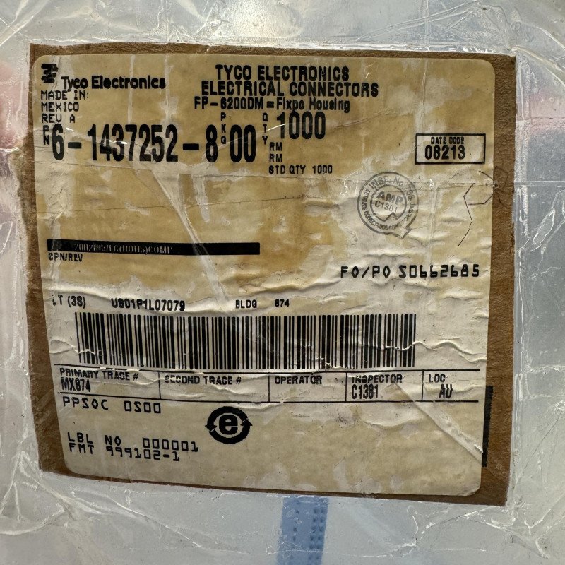 6-1437252-8 00 Tyco Electrical Connector FP-6200DM Fixpc Housing