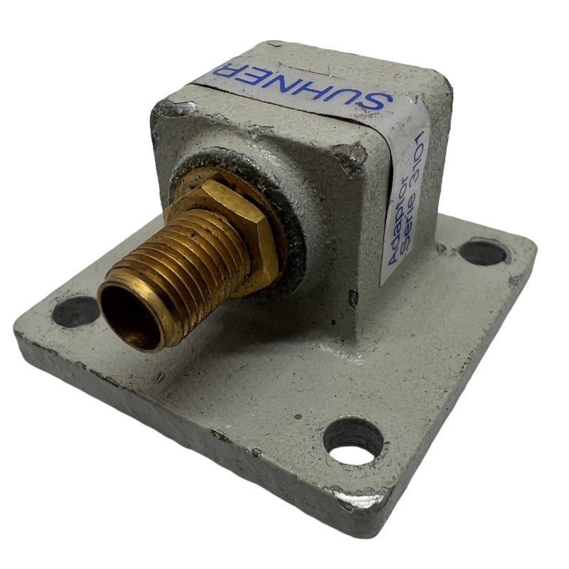 Suhner Waveguide to Coaxial Adaptor WR-62 To SMA (f) 3101
