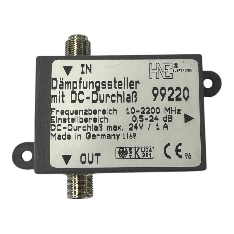 99220 HNE Elektronik Leveltuning Satellite Dämpfungssteller