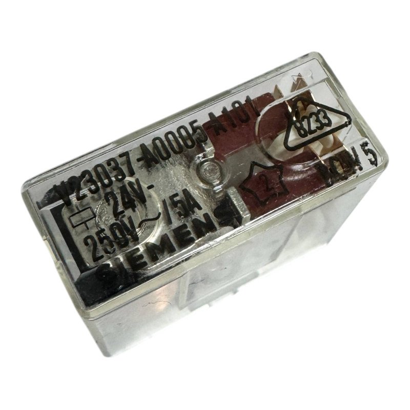 V23037-A0005-A101 Siemens Electromagnetic Relay 24Vdc 250Vac 5A