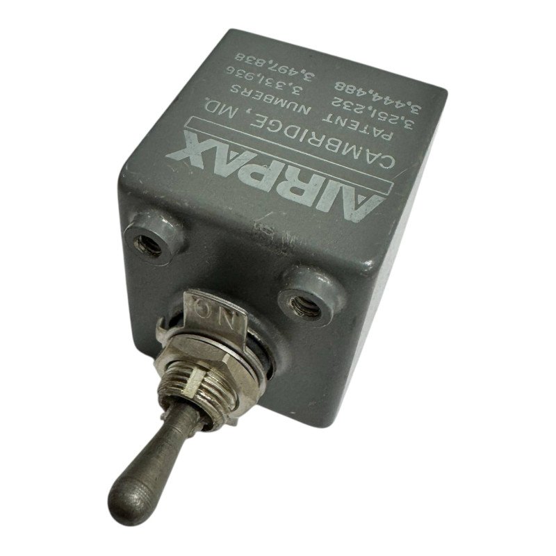 AP12-020-221-0071 Airpax Circuit Breaker 2 Pole 20A 50Vdc M39019/3-71