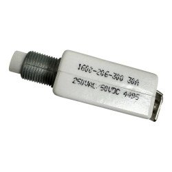 1600-206-300 Mechanical Products Circuit Breaker Single Pole 30A 50Vdc 250Vac