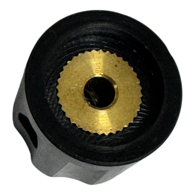 Circular Black Knob ID:3.3mm OD:16mm W:12mm