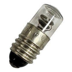 E10 Type Bulb Lamp 110V 0.3A 10x24mm