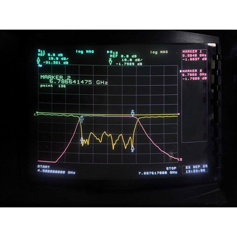 138946-13 RF Microwave Filter Bandpass BPF 5500-6800Mhz SMA