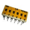 IKN0600000 Apem DIP Slide Switch 6 Position SPST