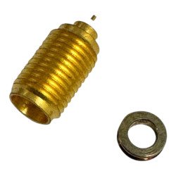 22SMA-50-0-60/111 Huber Suhner RF Connector Straight Bulkhead Jack Panel Mount Terminal