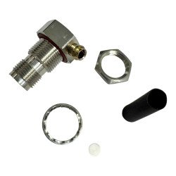 29TNC-50-3-1/13-NE Huber Suhner RF Connector Straight Bulkhead Panel Mount Terminal  TNC (f)