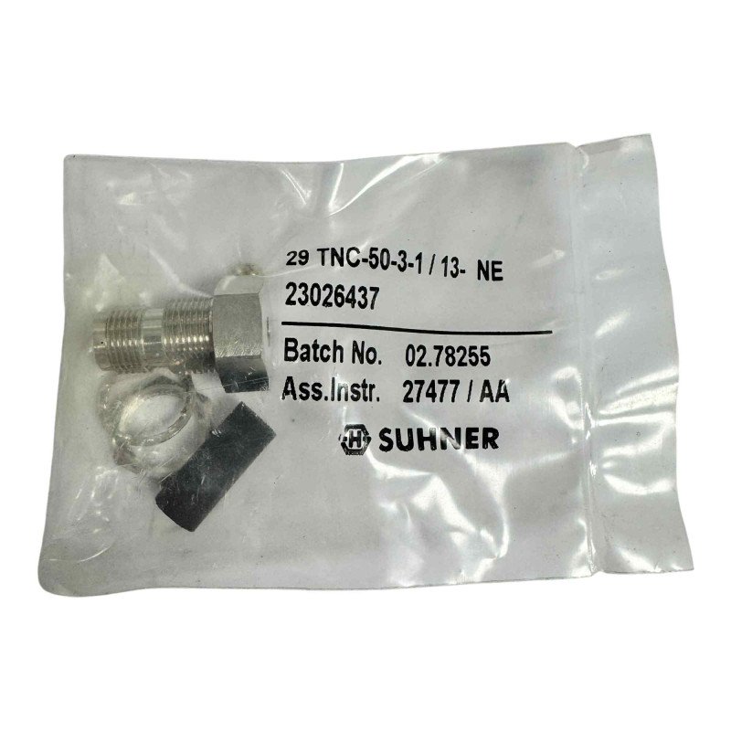 29TNC-50-3-1/13-NE Huber Suhner RF Connector Straight Bulkhead Panel Mount Terminal  TNC (f)