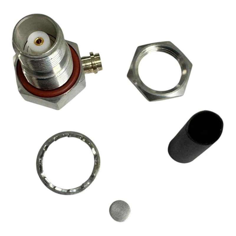 29TNC-50-3-1/13-NE Huber Suhner RF Connector Straight Bulkhead Panel Mount Terminal  TNC (f)