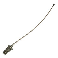 Huber Suhner RF Coaxial Cable TNC(f) To Chasis Mount 250mm