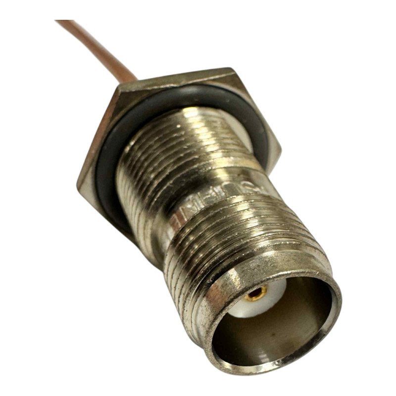 Huber Suhner RF Coaxial Cable TNC(f) To Chasis Mount 250mm