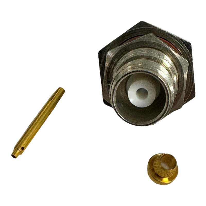 3104-7141-10 Omni Spectra RF Connector Straight Crimp Plug TNC(f) For 0.220’’ Cable