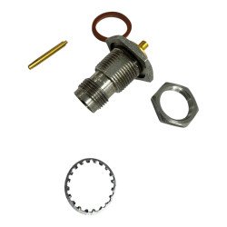 3104-7985-00 Omni Spectra RF Connector Straight Bulkhead Mount Jack TNC(F) For RG405 Cable 15Ghz