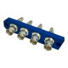 Spinner RF Connector Assembly Panel Mount 4x BNC (f) 84x20mm