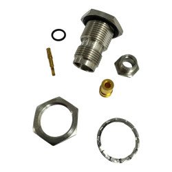 24 TNC-50-2-40/19-NE Huber Suhner RF Connector Straight Bulkhead Jack TNC(f) For RG405 Cable
